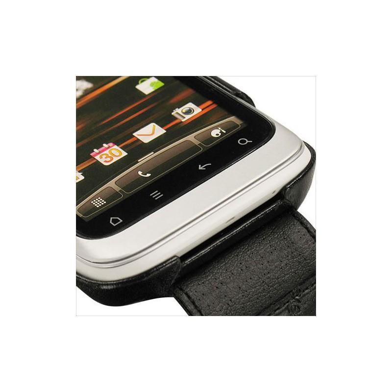 HTC Wildfire S  leather case