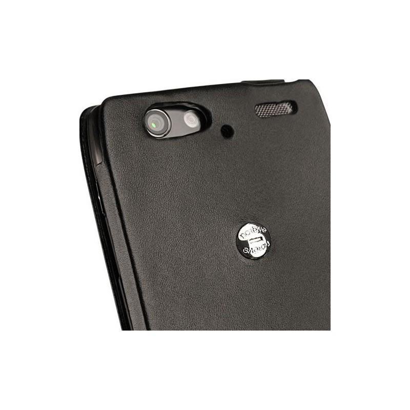 Housse cuir Motorola RAZR XT910 