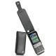 Custodia in pelle Nokia C5  - Noir ( Nappa - Black ) 
