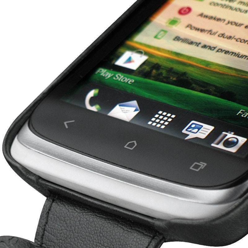 Lederschutzhülle HTC Desire X 