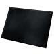 Leather desk blotter - Large 60 x 45 cm - Dark vintage ( Roughtcut - Black#5256 ) 