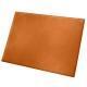 Sous main de bureau en cuir - Large 60 x 45 cm - Mandarine vintage ( Pantone 165C ) 