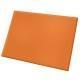 Schreibtischunterlage aus Leder - breit 60 x 45 cm - Orange PU