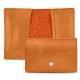 Etui en cuir pour cartes de visite - credit - Mandarine vintage ( Pantone 165C ) 