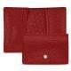 Credit - business cards leather holder - Tomate ( Pantone 187C ) 