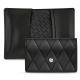 Lederschutzhülle pour cartes de visite - credit - Noir - Couture ( Nappa - Black ) 