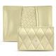 Etui en cuir pour cartes de visite - credit - Beige - Couture ( Nappa - Pantone 7502C ) 