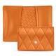 レザーケース 名刺-クレジットカード用 - Orange - Couture ( Nappa - Pantone 1495U ) 