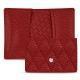 Funda de piel para tarjetas de presentacion - Tomate - Couture ( Pantone 187C ) 