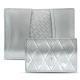 Credit - business cards leather holder - Platinium - Couture