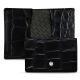 Etui en cuir pour cartes de visite - credit - Crocodile nero