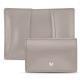 Custodia in pelle pour cartes de visite - credit - Taupe innocent