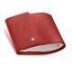 Chequebook wallet - Cerise vintage ( Pantone 185C ) 
