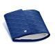 Porta libretto degli assegni - Bleu océan - Couture ( Nappa - Pantone 293C ) 