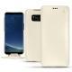 Housse cuir Samsung Galaxy S8 - Blanc ( Nappa - White ) 