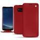 Custodia in pelle Samsung Galaxy S8 - Rouge ( Nappa - Pantone 199C ) 