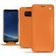 Custodia in pelle Samsung Galaxy S8 - Orange ( Nappa - Pantone 1495U ) 