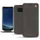 Samsung Galaxy S8 leather case - Anthracite ( Pantone 424C ) 