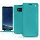 Custodia in pelle Samsung Galaxy S8 - Bleu fluo