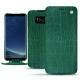 Custodia in pelle Samsung Galaxy S8 - Crocodile pino