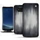 Housse cuir Samsung Galaxy S8 - Gris Patine