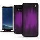 Housse cuir Samsung Galaxy S8 - Violet Patine