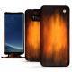 Custodia in pelle Samsung Galaxy S8 - Fauve Patine