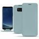 Housse cuir Samsung Galaxy S8 - Bleu ciel PU