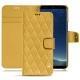 Housse cuir Samsung Galaxy S8 - Mimosa - Couture ( Pantone 141C ) 