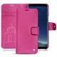 Samsung Galaxy S8 leather case - Rose BB