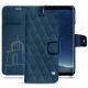 Custodia in pelle Samsung Galaxy S8 - Blu mediterran - Couture