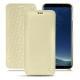 Lederschutzhülle Samsung Galaxy S8 - Ivoire ( Sleek P C12 - White ) 