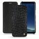 Custodia in pelle Samsung Galaxy S8 - Autruche nero
