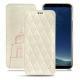 Lederschutzhülle Samsung Galaxy S8 - Blanc escumo - Couture