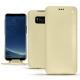 Housse cuir Samsung Galaxy S8+ - Beige ( Nappa - Pantone 7502C ) 