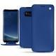 Housse cuir Samsung Galaxy S8+ - Bleu océan ( Nappa - Pantone 293C ) 