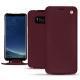 Funda de piel Samsung Galaxy S8+ - Lie de vin ( Pantone 5115C ) 