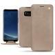 Housse cuir Samsung Galaxy S8+ - Taupe vintage ( Pantone 7530C ) 