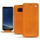 Custodia in pelle Samsung Galaxy S8+ - Abaca arancio
