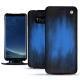 Custodia in pelle Samsung Galaxy S8+ - Bleu Patine
