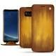 Housse cuir Samsung Galaxy S8+ - Doré Patine