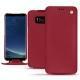 Housse cuir Samsung Galaxy S8+ - Rouge passion