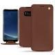 Samsung Galaxy S8+ leather case - Marron délicat