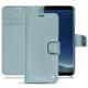 Samsung Galaxy S8+ leather case - Bleu ciel ( Nappa - Pantone 277C ) 