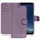 レザーケース Samsung Galaxy S8+ - Lilas ( Nappa - Pantone 2645U ) 