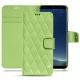 Lederschutzhülle Samsung Galaxy S8+ - Vert olive - Couture ( Nappa - Pantone 578U ) 