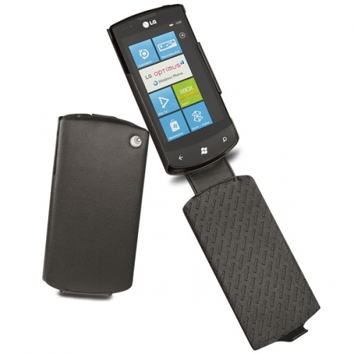 Custodia in pelle LG E900 Optimus 7 