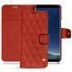 Capa em pele Samsung Galaxy S8+ - Papaye - Couture ( Pantone 180C ) 