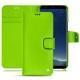 Funda de piel Samsung Galaxy S8+ - Vert fluo