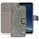 Capa em pele Samsung Galaxy S8+ - Acier vintage - Couture